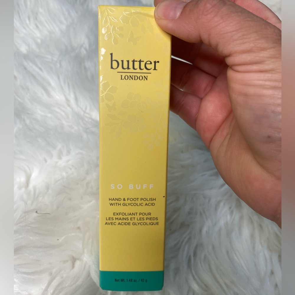 butter LONDON So Buff Exfoliant - Yellow Packaging